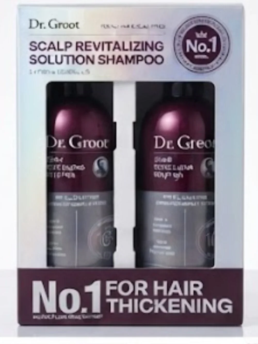 Dr. Groot Scalp Revitalizing Solution Shampoo Duo Pack - 2 x 700ml NEW IN BOX